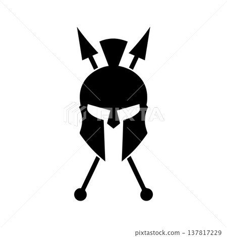 Upward Spear Spartan Helmet Icon Of Strength And Heritage Upward Spear Spartan Helmet Icon Of Strength And Heritage 137817229