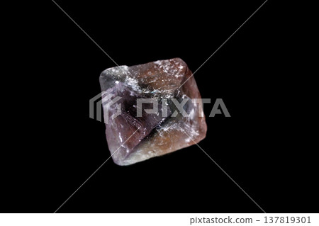 macro mineral fluorite stone on balck background macro mineral fluorite stone on balck background 137819301
