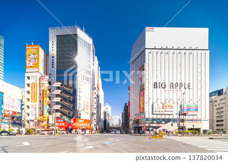 陽光明媚的東京秋葉原（使用移軸鏡頭拍攝） 137820034