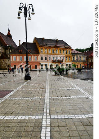 Sfatlui Square, Brașov, Transylvania, Romania Sfatlui Square, Brașov, Transylvania, Romania 137820468