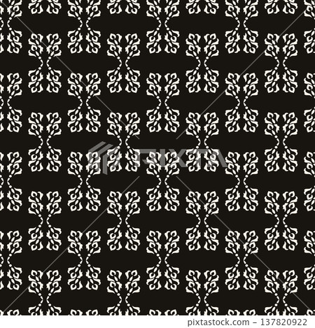 Vector minimal geometric seamless pattern. Small linear element modern lux fabric design textile swatch ladies dress, man shirt all over print block Vector minimal geometric seamless pattern. Small linear element modern lux fabric design textile swatch ladies dress, man shirt all over print block 137820922