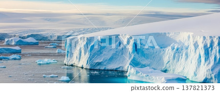 Majestic Iceberg Formations in Antarctic Waters 137821373