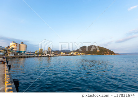 A view of Kajiki Port in Aira City, Kagoshima Prefecture. A view of Kajiki Port in Aira City, Kagoshima Prefecture. 137821674