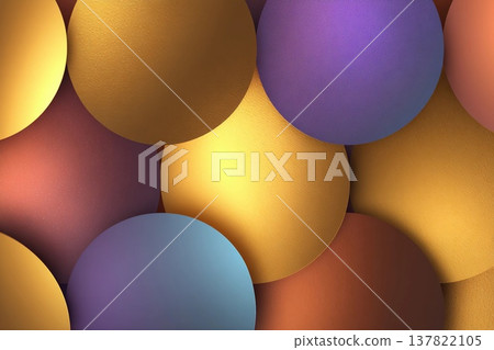 Vibrant Gradient Pattern Creating an Abstract Visual Symphony of Shapes and Colors Generative AI 137822105