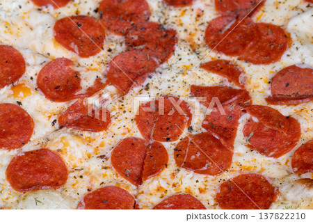 Nighttime cheesy craving. Midnight hunger satisfied by flavorful cheese slices. Indulging in aromatic cheese pizza during late hours to satisfy midnight hunger and cravings 137822210