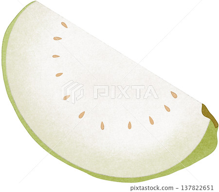 sliced guava	 137822651