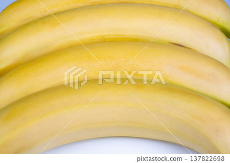 Nutritious fruit option. Choose fresh bananas for nutritious and convenient meal alternative. Opt for ripe bananas to encourage healthy eating habits and quick nourishment 137822698