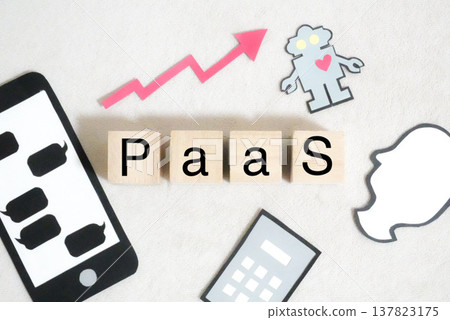Smartphone and PaaS image ② Smartphone and PaaS image ② 137823175