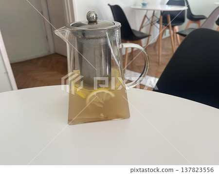 a teapot on the table 137823556