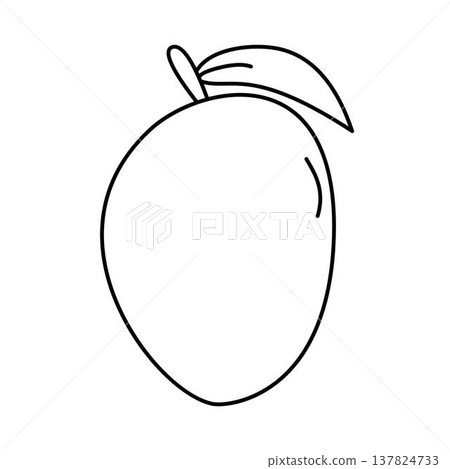 mango coloring page mango coloring page 137824733