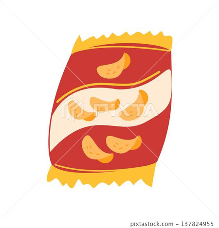 bag of potato chips junk food 137824955
