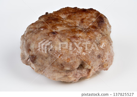 Closeup of savory roasted meat with glistening juices and crispy crust. Highresolution image showcasing cooked meat cutlet with moist texture and rich flavor profile Closeup of savory roasted meat with glistening juices and crispy crust. Highresolution image showcasing cooked meat cutlet with moist texture and rich flavor profile 137825527