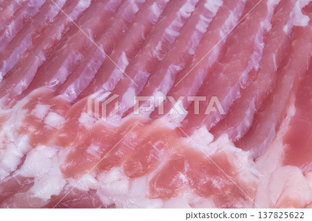 Frozen bacon visuals. Chilled sliced pork imagery. Icecoated bacon pieces suitable for packaging. Frosted bacon slices with crystal details for display purposes Frozen bacon visuals. Chilled sliced pork imagery. Icecoated bacon pieces suitable for packaging. Frosted bacon slices with crystal details for display purposes 137825622