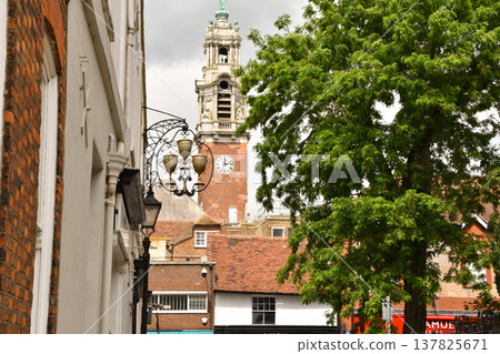 View of colchester Town Hall from the City Centre 137825671