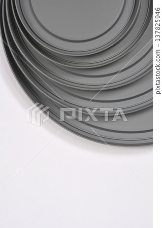 Nested Gray Bowl Lids 137825946