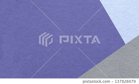 Violet textured paper background with light blue gray triangular corners and copy space. Template for presentation, banner Violet textured paper background with light blue gray triangular corners and copy space. Template for presentation, banner 137826079