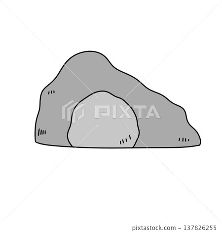 Simple gray rock photo with subtle texture lines Simple gray rock photo with subtle texture lines 137826255
