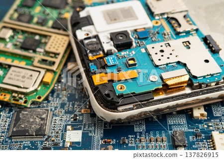 Repairing and upgrade circuit mainboard of notebook, electronic, computer hardware and technology. 137826915