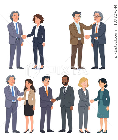 握手的員工 137827644