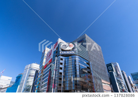 東京“ Sukiyabashi”，城市景觀 137828086