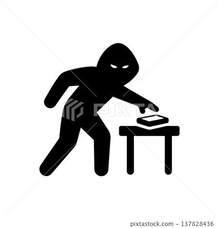 Sneaky Table Theft Icon Sneaky Table Theft Icon 137828436