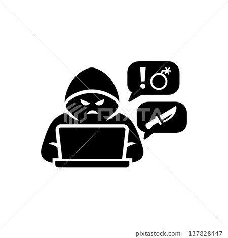 Online Terrorist Threat icon Online Terrorist Threat icon 137828447