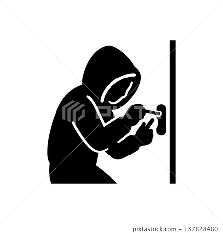 Lock Picking Intruder Icon Lock Picking Intruder Icon 137828480