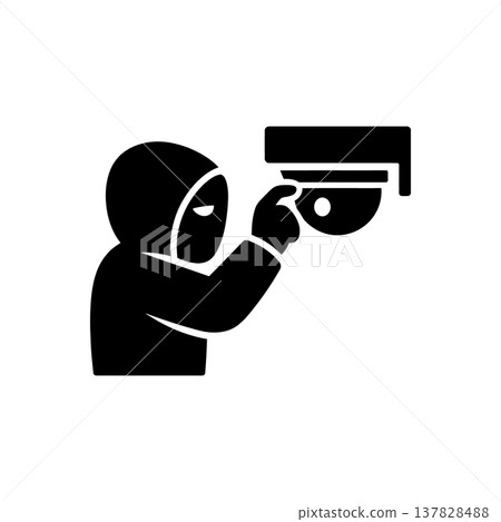 Surveillance Camera Tampering Icon 137828488