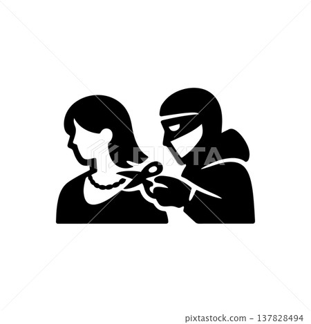 Aggressive Jewelry Mugging Icon Aggressive Jewelry Mugging Icon 137828494