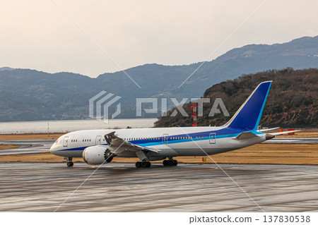 Nagasaki Airport in February, with its tranquil winter scenery. Nagasaki Airport in February, with its tranquil winter scenery. 137830538