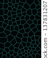 Futuristic Cyan Digital Web Connection Vector 137831207