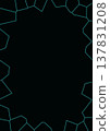 Modern Teal Polygonal Grid Abstract Background 137831208
