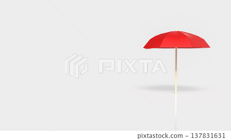 Red Umbrella Protection And Insurance Safety Concept 3d render. Red Umbrella Protection And Insurance Safety Concept 3d render. 137831631