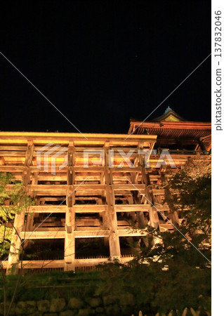 京都,二年坂,三年坂,清水寺夜櫻景色 京都,二年坂,三年坂,清水寺夜櫻景色 137832046