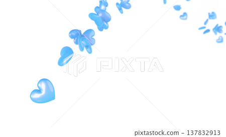 3D hearts dancing on a white background Abstract background: Love, gratitude, celebration, Valentine's Day, wedding 3D hearts dancing on a white background Abstract background: Love, gratitude, celebration, Valentine's Day, wedding 137832913