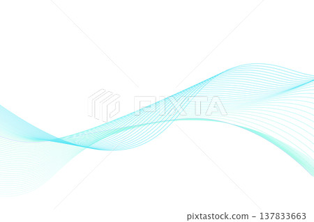 淺藍色流動抽象曲線波浪背景 淺藍色流動抽象曲線波浪背景 137833663