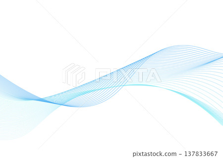 淺藍色流動抽象曲線背景波浪 淺藍色流動抽象曲線背景波浪 137833667