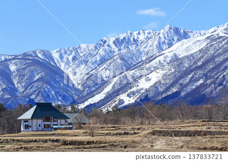 Hakuba Village, Northern Alps in Early Spring Hakuba Village, Northern Alps in Early Spring 137833721