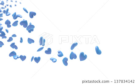 3D hearts dancing on a white background Abstract background: Love, gratitude, celebration, Valentine's Day, wedding 3D hearts dancing on a white background Abstract background: Love, gratitude, celebration, Valentine's Day, wedding 137834142