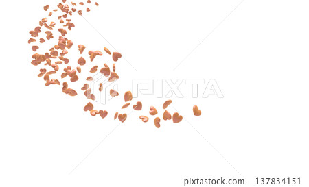 3D hearts dancing on a white background Abstract background: Love, gratitude, celebration, Valentine's Day, wedding 3D hearts dancing on a white background Abstract background: Love, gratitude, celebration, Valentine's Day, wedding 137834151