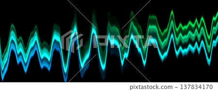 A beautiful abstract technology background featuring curves of blue light. A beautiful abstract technology background featuring curves of blue light. 137834170