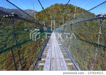 谷瀨懸索橋，上段（奈良縣戶津川村） 137834521