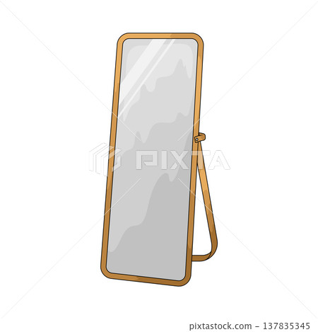 Illustration of Mirror Stand 137835345