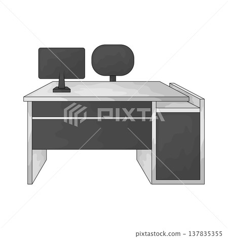 Illustration of Pharmacy consultation desk Illustration of Pharmacy consultation desk 137835355