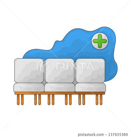 Illustration of Pharmacy waiting area 137835360