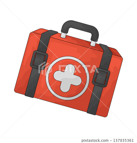 Illustration of Aid Kit Illustration of Aid Kit 137835361