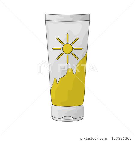 Illustration of Sunscreen 137835363