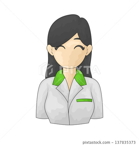 Illustration of Pharmacy staff 137835373