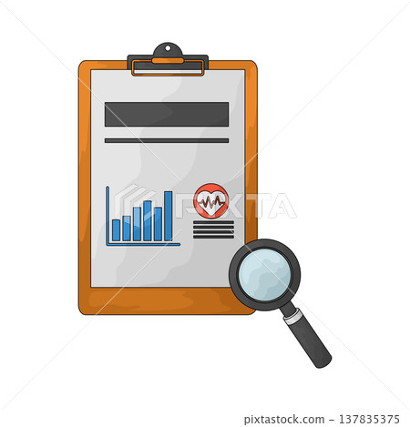 Illustration of Health data analysis Illustration of Health data analysis 137835375