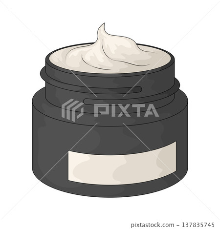 Illustration of Face Cream Illustration of Face Cream 137835745